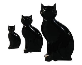 5293 - 3 Cat Dishes - 12 x 5.5