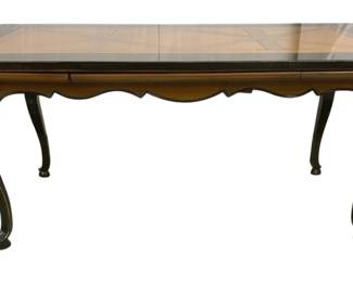 3000 - Polidor Draw Leaf Extending Dining Table (Description): 31 x 41 x 115 with leaves extended