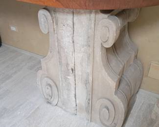 Sandstone korbels back to back