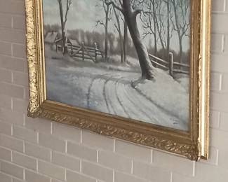 Art Winter landscape