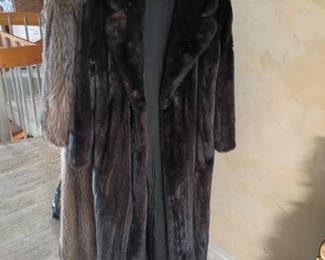 Mink fur coat
