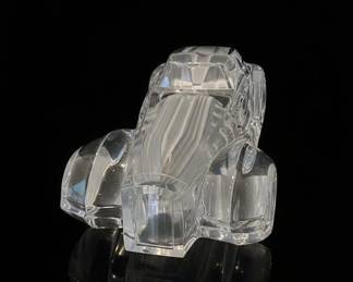Daum Crystal Car Sculpture