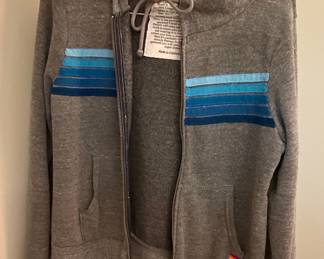 Aviator Nation "5 Stripe" Zip Hoodie
