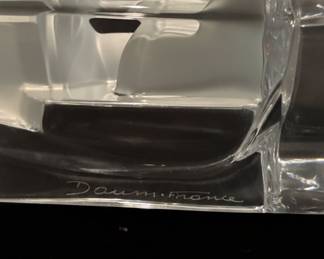 Daum Crystal Car Sculpture