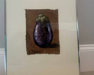 C. Peloquin Eggplant Painting