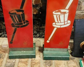 Vintage Top Hat & Cane Stencils