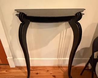 Brown Trujillo Console Table with Cabriole Legs