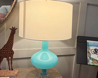 Vintage Murano Glass Table Lamp