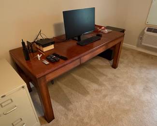 Southcone Solid Wood Writing Desk with Drawer
