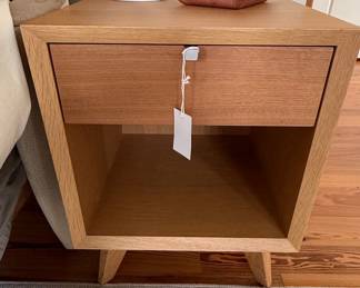 Mid-Century Modern Oak Nightstand