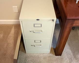 Office Master 2-Drawer Metal Filing Cabinet