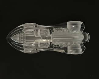 Daum Crystal Car Sculpture