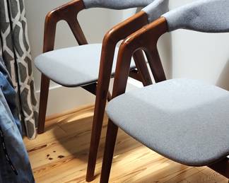 Mid-Century Modern Dining Chairs (Set of 3) - Danish Style