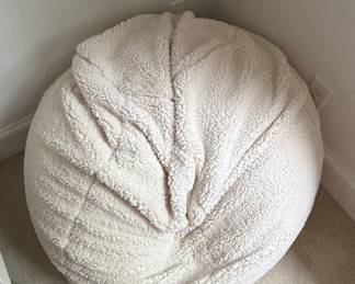 Oversized Sherpa Bean Bag Chair - Pottery Barn Teen