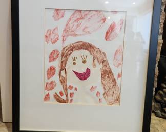 Framed Children's Art Collection