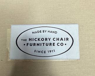 Hickory Chair Wingback Upholstered Armchair