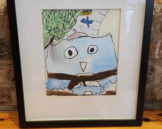Framed Children's Art Collection