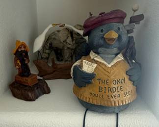 Tacky the Penguin The Only Birdie Youll Ever See Figurine and How to Be a Lawyer Figurine