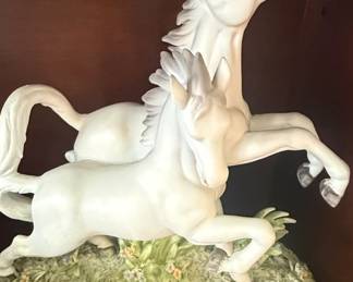 Lladro Porcelain Horse Figurine