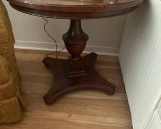Round Pedestal Accent Table