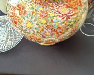Mille Fleur Porcelain Vase