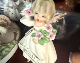 Enesco Angel of the Month  February Figurine
