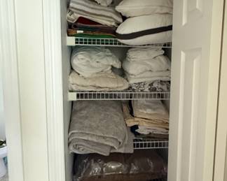 Assorted Linens and Bedding