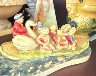 Sebastian Miniatures Swan Boat Figurine