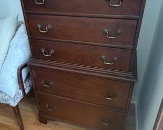 Vintage Drexel Heritage Cherry Wood Chest of Drawers