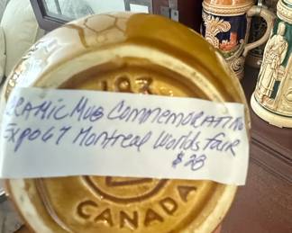 Expo Commemorative Ceramic Stein or Mug second image