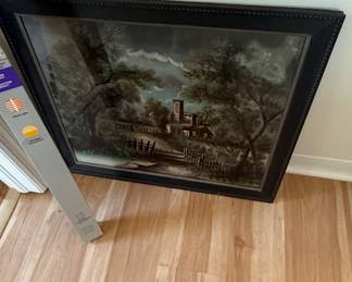Gothic Revival Landscape Painting