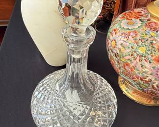 Waterford Crystal Alana Pattern Ships Decanter with Stopper
