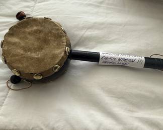 Vintage Monkey Drum or Pellet Drum