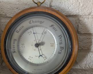Antique Baramoter.  Over 50 years old.  No operative