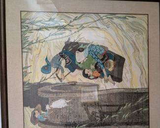 Artwork. Asian Style Art.  Unknown artist