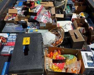 Trailer Load Full of Tools, Auto, Heavy Equipment & Tractor Parts