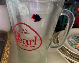 Vintage Pearl Beer Pitcher