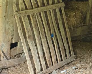 Primitive Wooden Gate