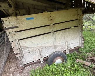 Old Wooden Trailer
