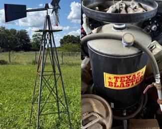 Yard Windmill , Sand Blaster