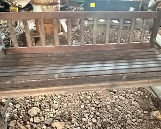 Vintage Porch Bench
