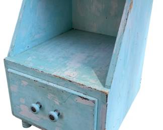 13 - 1 Drawer Painted Stand - 25 x 17 x 17