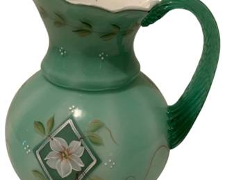 271 - 75th Anniversary Fenton Pitcher - 8 Inches