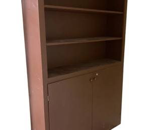 588 - Wood Shelf w/ 2 Doors - 74 x 47 x 12