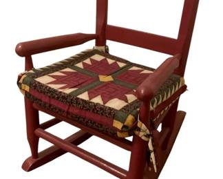 299 - Wood Child's Rocker - 24 x 16 x 21