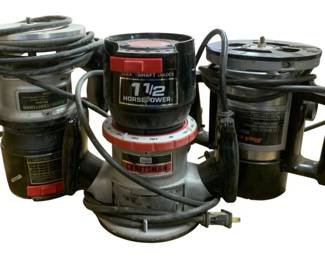 534 - 3 Electric Sanders - 9.5" Tall (Description): Used as is electric/electronic/mechanical item. No guarantee all components, untested.