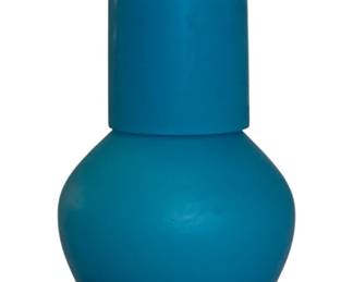 457 - Blue Genie Bottle - 7.5" Tall