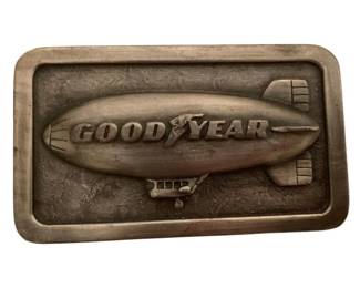 353 - 1974 Goodyear Belt Buckle - 3.5 x 2