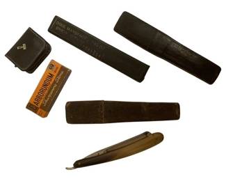 420 - Group Lot Shavers & Sharpening Stone - 6.5