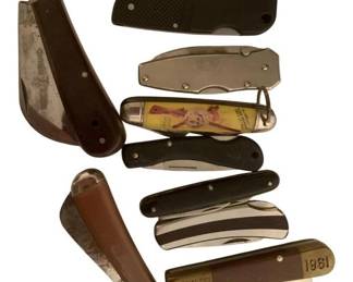 423 - Group Lot of Assorted Knives - 4" Long